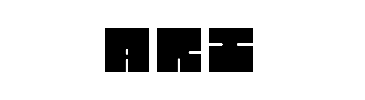 lettres carrées  Free Fonts Download