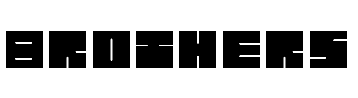 lettres carrées  Free Fonts Download