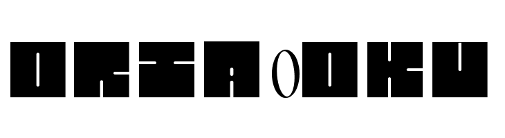 lettres carrées  Free Fonts Download