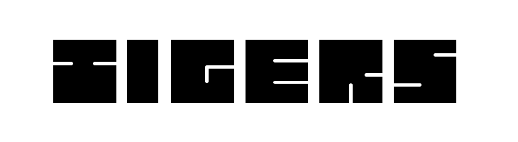 lettres carrées  Free Fonts Download