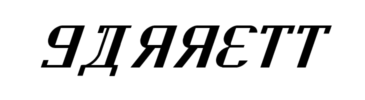 Kremlin Soviet Italic  Free Fonts Download