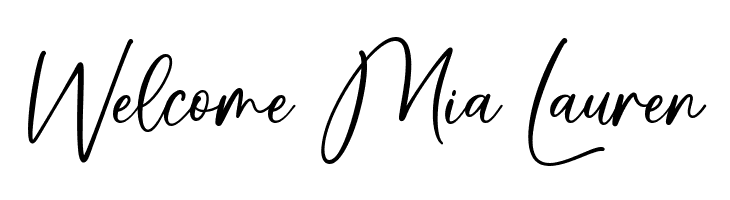 Welcome%2BMia%2BLauren Stay Dreaming Font