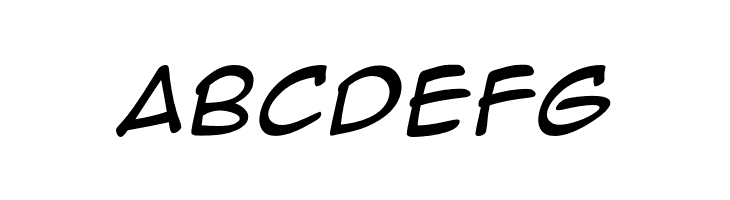 AnimeAce3SK-Italic  Free Fonts Download