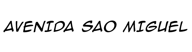 AnimeAce3SK-Italic  Free Fonts Download