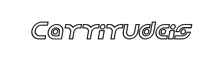 Planetary Orbiter Outline Bold Italic  Free Fonts Download