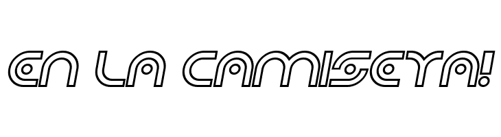 Planetary Orbiter Outline Bold Italic  Free Fonts Download