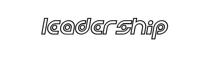 Planetary Orbiter Outline Bold Italic  Free Fonts Download