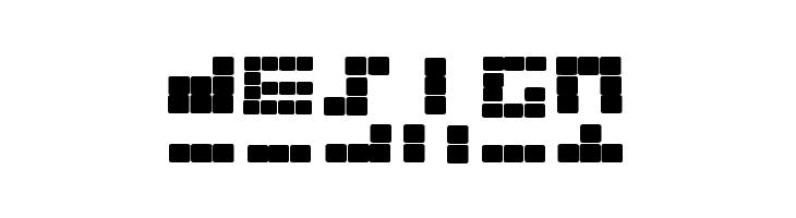 NEW TETRIS  Free Fonts Download