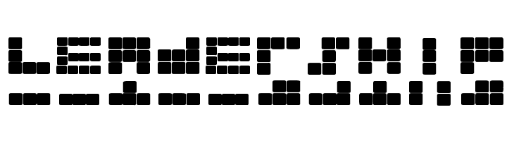 NEW TETRIS  Free Fonts Download