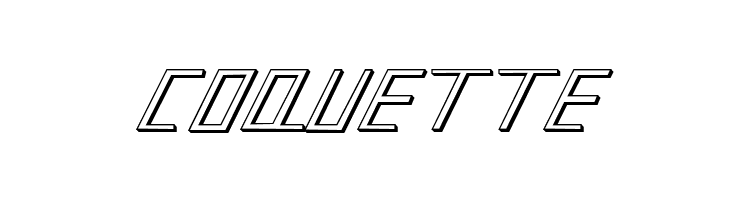 Blue July 3D  Free Fonts Download