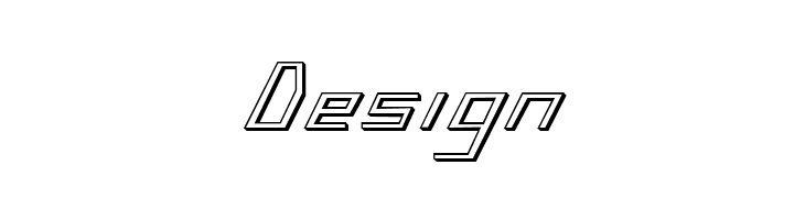 Blue July 3D  Free Fonts Download