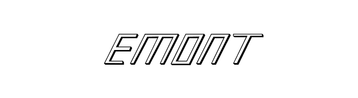 Blue July 3D  Free Fonts Download