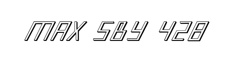 Blue July 3D  Free Fonts Download