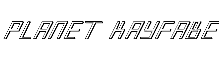 Blue July 3D  Free Fonts Download