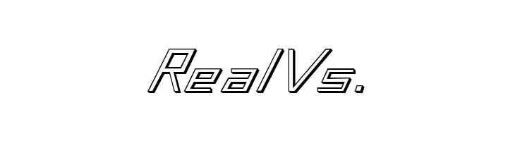 Blue July 3D  Free Fonts Download