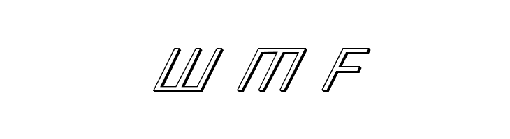 Blue July 3D  Free Fonts Download
