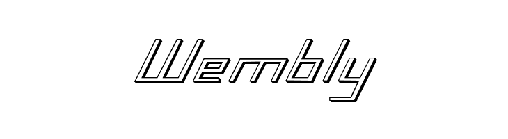 Blue July 3D  Free Fonts Download