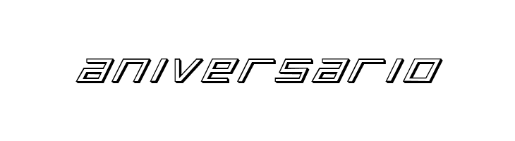 Blue July 3D  Free Fonts Download