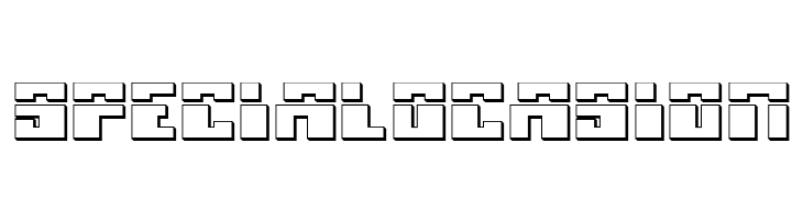 Micronian Laser 3D  Free Fonts Download