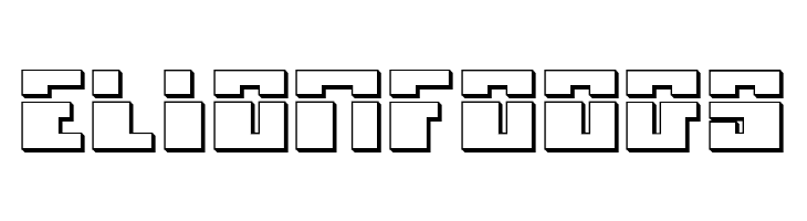 Micronian Laser 3D  Free Fonts Download
