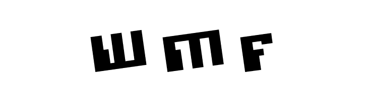 Micronian Rotate  Free Fonts Download