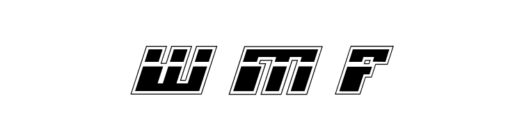 Micronian Laser Academy Italic  Free Fonts Download