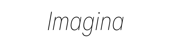 HarmonyOS Sans Condensed Thin Italic  Free Fonts Download