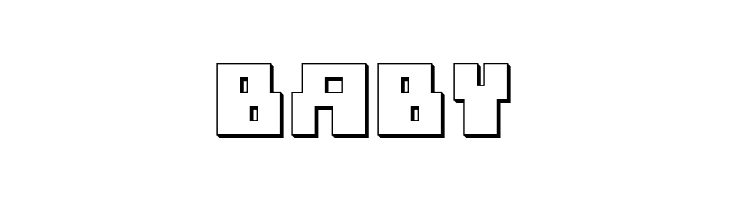 Micronian 3D  Free Fonts Download