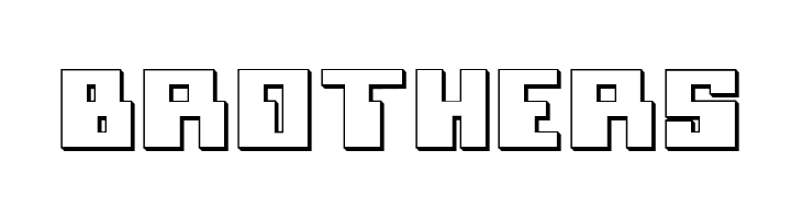 Micronian 3D  Free Fonts Download