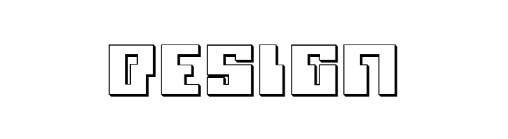 Micronian 3D  Free Fonts Download