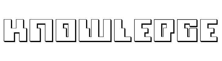 Micronian 3D  Free Fonts Download