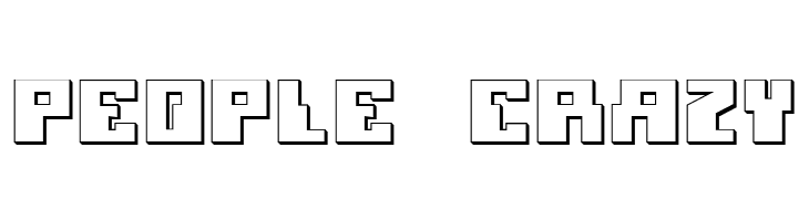 Micronian 3D  Free Fonts Download