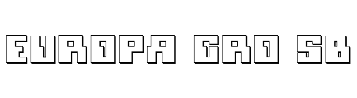 Micronian 3D  Free Fonts Download