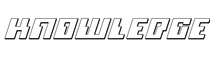 Micronian 3D Italic  Free Fonts Download