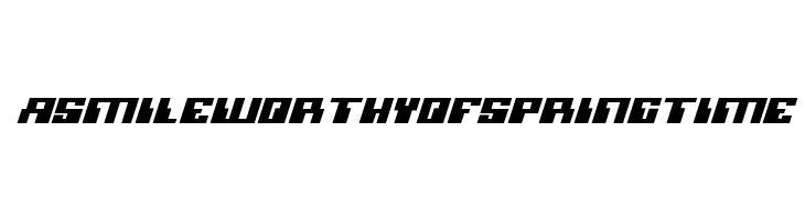 Micronian Expanded Italic  Free Fonts Download