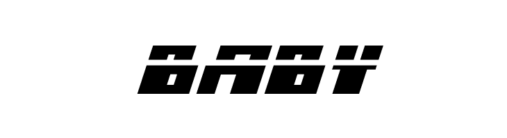 Micronian Expanded Laser Italic  Free Fonts Download