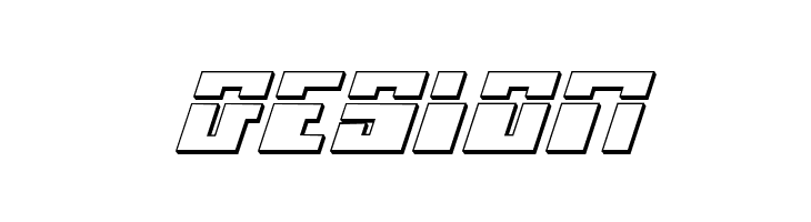 Micronian Laser 3D Italic  Free Fonts Download