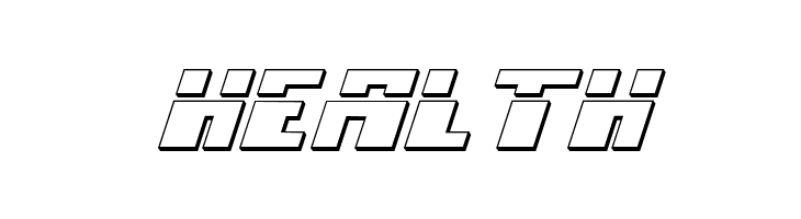 Micronian Laser 3D Italic  Free Fonts Download