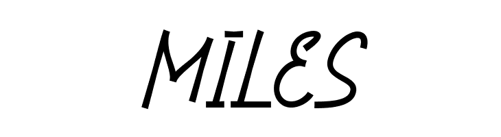 Bandrek Demo Italic  Free Fonts Download