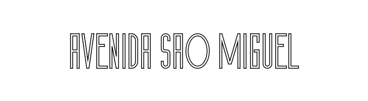 The Orange Demo Outline  Free Fonts Download