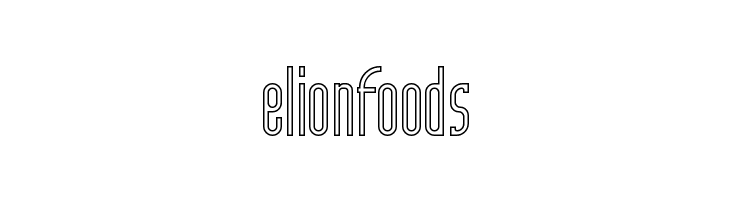 The Orange Demo Outline  Free Fonts Download