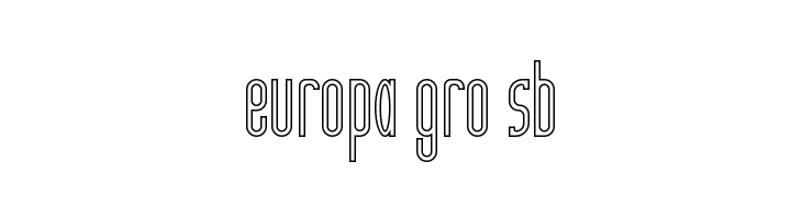 The Orange Demo Outline  Free Fonts Download