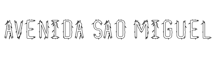 Vaulcate Demo Outline  Free Fonts Download