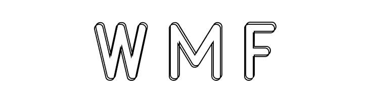 Line Light Demo Outline  Free Fonts Download