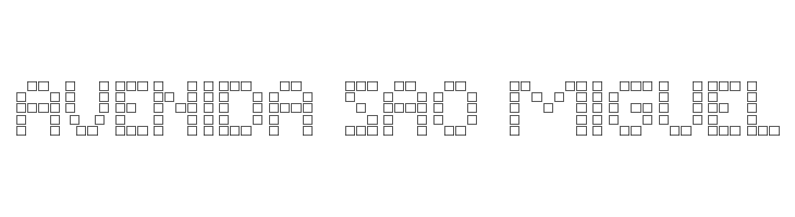 Matrix Dots Demo Outline  Free Fonts Download