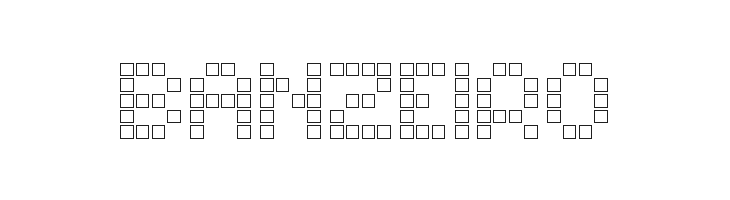 Matrix Dots Demo Outline  Free Fonts Download