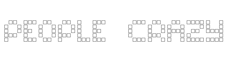 Matrix Dots Demo Outline  Free Fonts Download