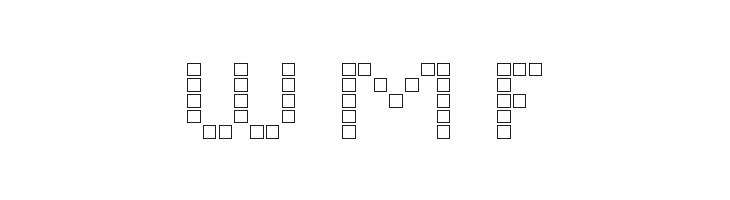 Matrix Dots Demo Outline  Free Fonts Download