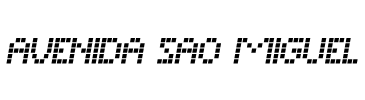 Matrix Dots Demo Italic  Free Fonts Download