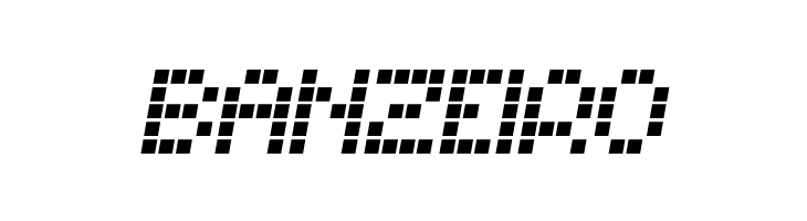 Matrix Dots Demo Italic  Free Fonts Download